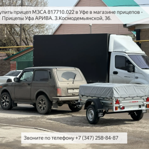 Прицеп для путешествий. МЗСА 817710. Пластиковая крышка