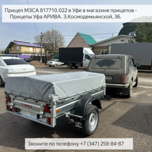 Дачный прицеп МЗСА 817710.001-05 и Лада Приора Универсал. 