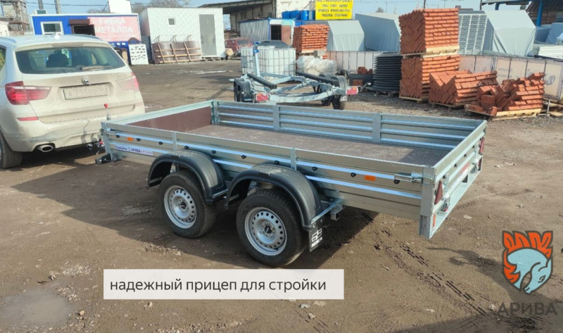 Двухосный прицеп в Уфе для стройки купить в АРИВА